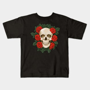 Skull and Roses Kids T-Shirt